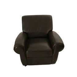 Study in Brown Club Chair