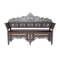 Moroccan Inlaid Love Seat
