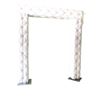 Image 1 : White Fabric Tuffed Arch