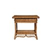 Image 1 : Wicker Side Table Tan