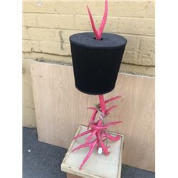 Pink Antler Lamp