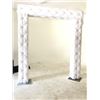 Image 1 : White Fabric Tuffed Arch