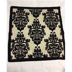 Black Velvet Print Pillow Case