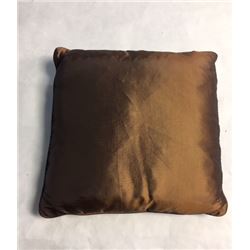 Brown Satin Pillow