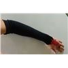 Image 3 : GLOVES - NEW LADIES SPIDERWEB GLOVES - FINGERLESS - BLACK WITH RED - ONE SIZE