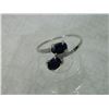 Image 6 : **** FEATURE ITEM **** RING - 1.18 CARAT SAPPHIRE & DIAMOND IN 10KT SOLID GOLD SETTING - INCLUDES CE