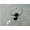 Image 7 : **** FEATURE ITEM **** RING - 1.18 CARAT SAPPHIRE & DIAMOND IN 10KT SOLID GOLD SETTING - INCLUDES CE