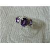 Image 4 : *RING -  2.65 CTW AMETHYST & GENUINE DIAMONDS IN *RING -  2.65 CTW AMETHYST & GENUINE DIAMONDS IN 92