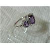 Image 7 : *RING -  2.65 CTW AMETHYST & GENUINE DIAMONDS IN *RING -  2.65 CTW AMETHYST & GENUINE DIAMONDS IN 92