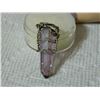 Image 3 : ESTATE - PENDANT - AMETHYST CRYSTAL - 6 SIDED - 30mm long