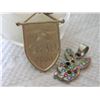 Image 2 : ESTATE - PENDANTS - GRAD 2000 & AS-IS RHINESTONE PLAYBOY BUNNY = 2PC TTL