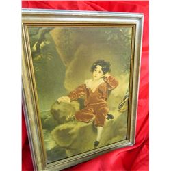 FRAMED PICTURE - RED BOY