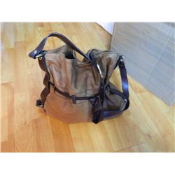 FROM ESTATE - PURSE - BROWN LEATHER BAG DESIGN
