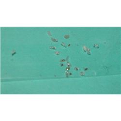GEMSTONES - GENUINE DIAMOND - IRREGULAR CUT LOOSE GEMS - 20 PER LOT