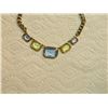 Image 2 : NECKLACE - SAPPHIRE, CITRINE & AMETHYST COLOR GEMS