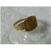Image 2 : FROM ESTATE - 10K YELLOW GOLD INITIAL RING - SZ 11 1/2  - 2.9gm