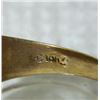 Image 4 : FROM ESTATE - 10K YELLOW GOLD INITIAL RING - SZ 11 1/2  - 2.9gm