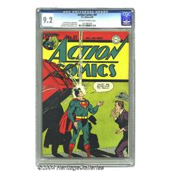 Action Comics #87 (DC, 1945) CGC NM- 9.2 Off-white to white pages.