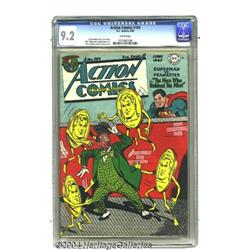 Action Comics #109 (DC, 1947) CGC NM- 9.2 White pages.