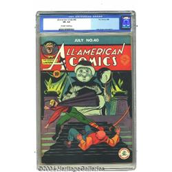 All-American Comics #40 (DC, 1942) CGC VF+ 8.5 Off-white to white pages.
