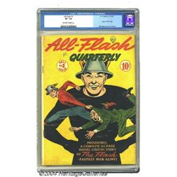 All-Flash #2 (DC, 1941) CGC VF- 7.5 Off-white to white pages.