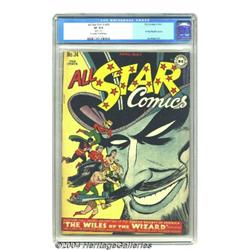 All Star Comics #34 (DC, 1947) CGC VF 8.0 Off-white to white pages.