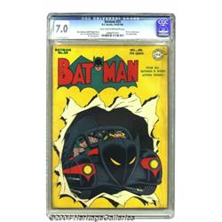 Batman #20 (DC, 1943) CGC FN/VF 7.0 Light tan to off-white pages.