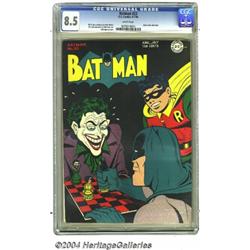 Batman #23 (DC, 1944) CGC VF+ 8.5 White pages.
