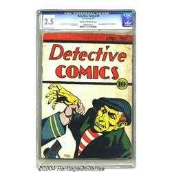 Detective Comics #2 (DC, 1937) CGC GD+ 2.5 Cream to off-white pages.