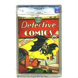 Detective Comics #27 (DC, 1939) CGC FR 1.0 Light tan to off-white pages.