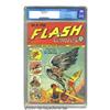 Image 1 : Flash Comics #2 (DC, 1940) CGC VF- 7.5 (Page quality not mentioned by CGC).