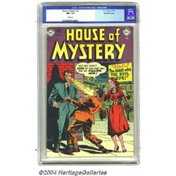 House of Mystery #4 White Mountain pedigree (DC, 1952) CGC NM+ 9.6 White pages.