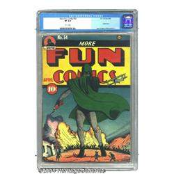 More Fun Comics #54 (DC, 1940) CGC VF 8.0 White pages.