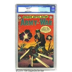 Our Army at War #1 (DC, 1952) CGC VG/FN 5.0 Off-white pages.