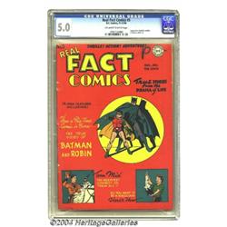 Real Fact Comics #5 (DC, 1946) CGC VG/FN 5.0 Off-white to white pages.
