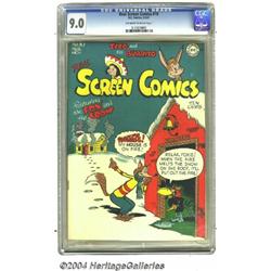 Real Screen Comics #10 (DC, 1947) CGC VF/NM 9.0 Off-white to white pages.