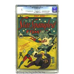 Star Spangled Comics #1 (DC, 1941) CGC GD+ 2.5 Slightly brittle pages.