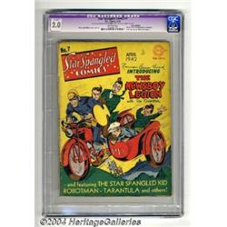 Star Spangled Comics #7 (DC, 1942) CGC Apparent GD 2.0 Brittle pages.