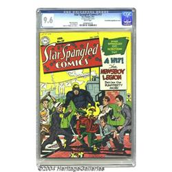 Star Spangled Comics #17 Double Cover - Mile High pedigree (DC, 1943) CGC NM+ 9.6 White pages.