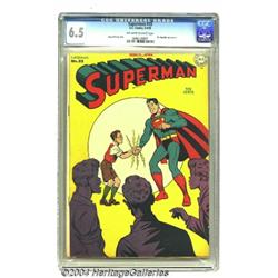 Superman #33 (DC, 1945) CGC FN+ 6.5 Off-white to white pages.
