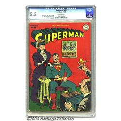 Superman #35 (DC, 1945) CGC FN- 5.5 Off-white pages.