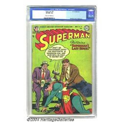 Superman #92 (DC, 1954) CGC VF/NM 9.0 Cream to off-white pages.