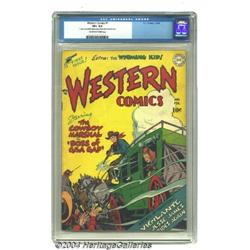 Western Comics #1 (DC, 1948) CGC VF+ 8.5 Cream to off-white pages.