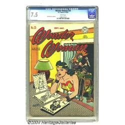 Wonder Woman #25 (DC, 1947) CGC VF- 7.5 White pages.