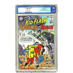 The Brave and the Bold #54 Kid Flash, Aqualad, and Robin (DC, 1964) CGC NM+ 9.6 Off-white to white p