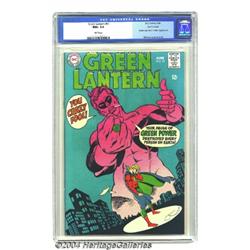 Green Lantern #61 Pacific Coast pedigree (DC, 1968) CGC NM+ 9.6 White pages.