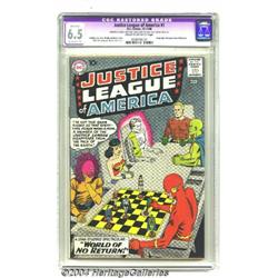 Justice League of America #1 (DC, 1960) CGC Apparent FN+ 6.5 Extensive (P) Cream to off-white pages.