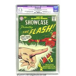 Showcase #8 The Flash (DC, 1957) CGC Apparent FN- 5.5 Extensive (P) Cream to off-white pages.