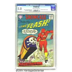 Showcase #13 The Flash (DC, 1958) CGC VG/FN 5.0 Cream to off-white pages.