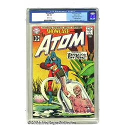Showcase #34 The Atom -- Western Penn pedigree (DC, 1961) CGC NM 9.4 Off-white pages.
